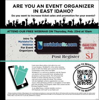 Are You An Event Organizer In East Idaho?