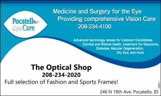 Medicine And Surgery For The Eye