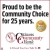 Proud To Be The Community Choice For 25 Years