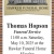 Schedule of Funeral Services