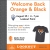 Welcome Back Orange & Black