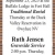 Funeral Home Schedule