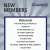New Members Welcome!