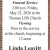 Funeral Schedules