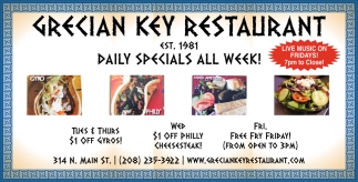 Daily Specials All Week