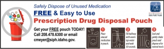 Prescriptio Drug Disposal Pouch