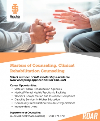 Masters Of Counseling, Clinical Rehabilitation Counseling