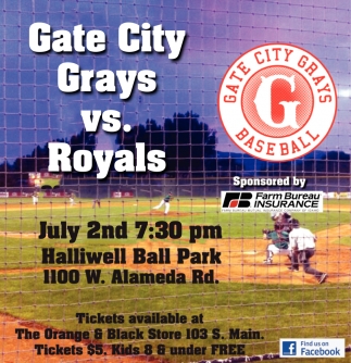 Gate City Grays vs Royals