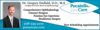 Comprehensive Ophthalmology, Cataract Surgeon, Painless Eye Injections, Strabismus Surgery