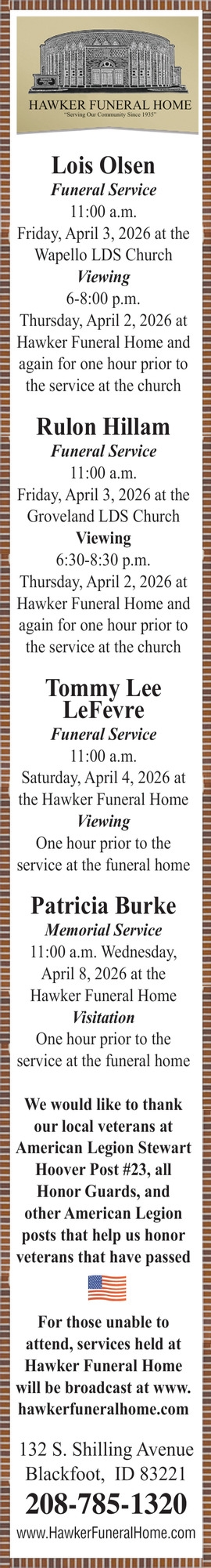 Hawker Funeral Home
