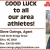 Good Luck to All Our Area Athletes!