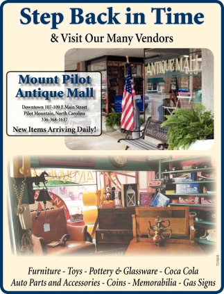 Step Back In Time & Visit Our Many Vendors