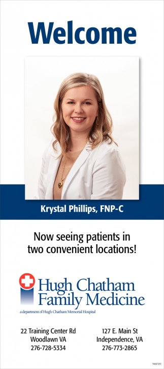 Welcome Krystal Phillips, FNP-C