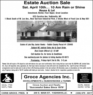 Estate Auction Sale
