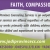 Faith, Compassion, Commitment, Determination