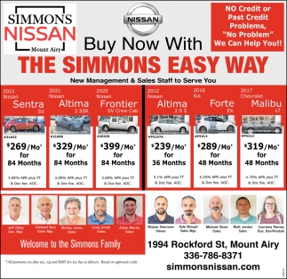 Buy Now With The Simmons Easy Way