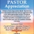 Pastor Appreciation