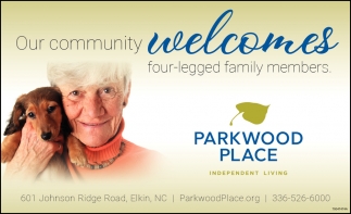Our Community Welcomes Four-Legged Family Members