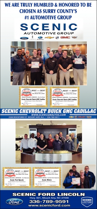 We Are Truly Humbled & Honored To Be Chosen As Surry County's #1 Automotive Group