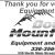 Thank You for Voting Us #1 in Equipment Rentals