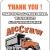 Thank You To All Of Our Drivers!