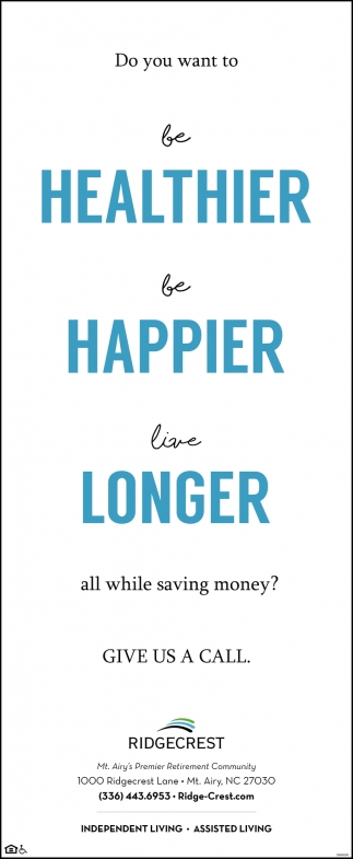 Do You Want To Be Healthier, Be Happier, Live Longer All While Saving Money? Give Us A Call.