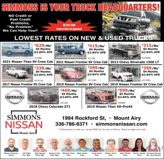 Lowest Rates On New & Used Trucks