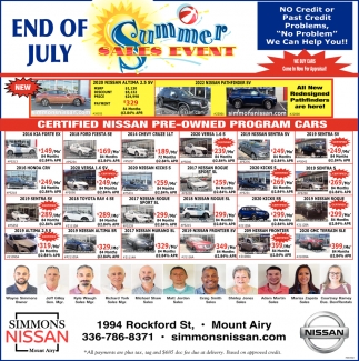 Summer Sales Event