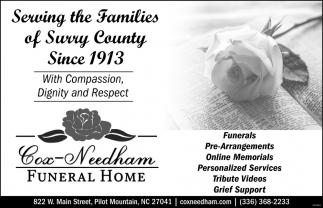 Serving The Families Of Surry County Since 1913