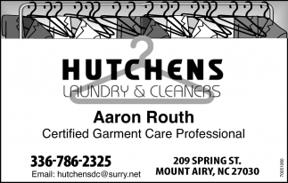 Certified Garment Care Professional