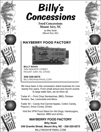 Food Concessions