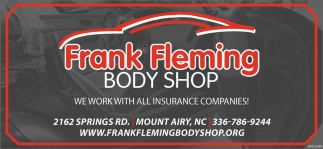 We Work With All Insurance Companies!