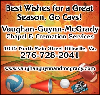 Best Wishes For A Great Season. Go Cavs!