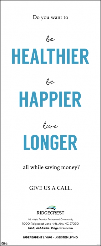 Do You Want To Be Healthier, Be Happier, Live Longer All While Saving Money? Give Us A Call.