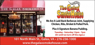 We Are A laid Back Barbeque Joint