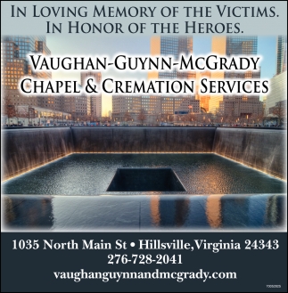 In Loving Memory Of The Victims.