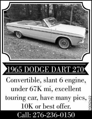 1965 Dodge Dart 270