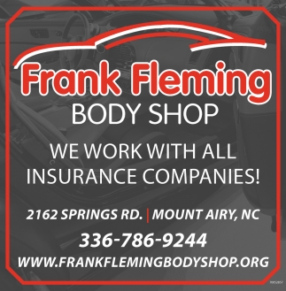 We Work With All Insurance Companies!