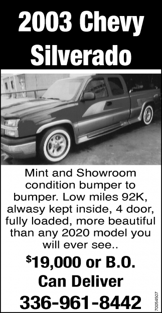 2003 Chevy Silverado