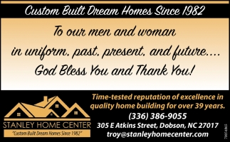 Custom Built dream Homes Since 1982