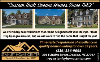Custom Built dream Homes Since 1982
