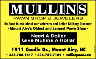 Need A Dollar Give Mullins A Hollar