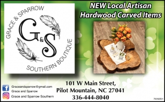 New Local Artisan Hardwood Carved Items