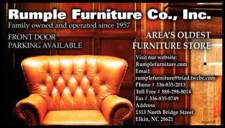 Area's Oldest Furniture Store