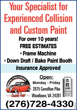 For Over 10 Years! Free Estimates