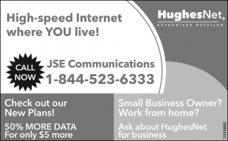 High Speed Internet Where You Live!