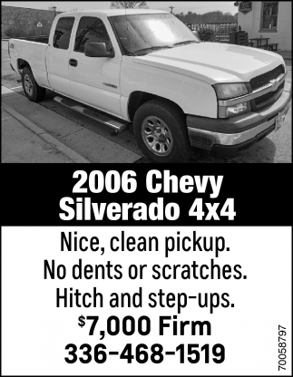2006 Chevy Silverado 4x4