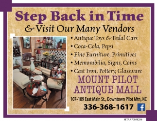 Step Back In Time & Visit Our Many Vendors