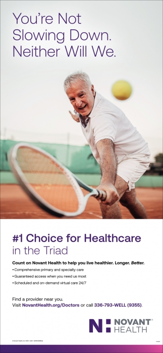 #1 Choice For Healthcare In The Triad