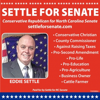 Conservative Republican For NC Senate